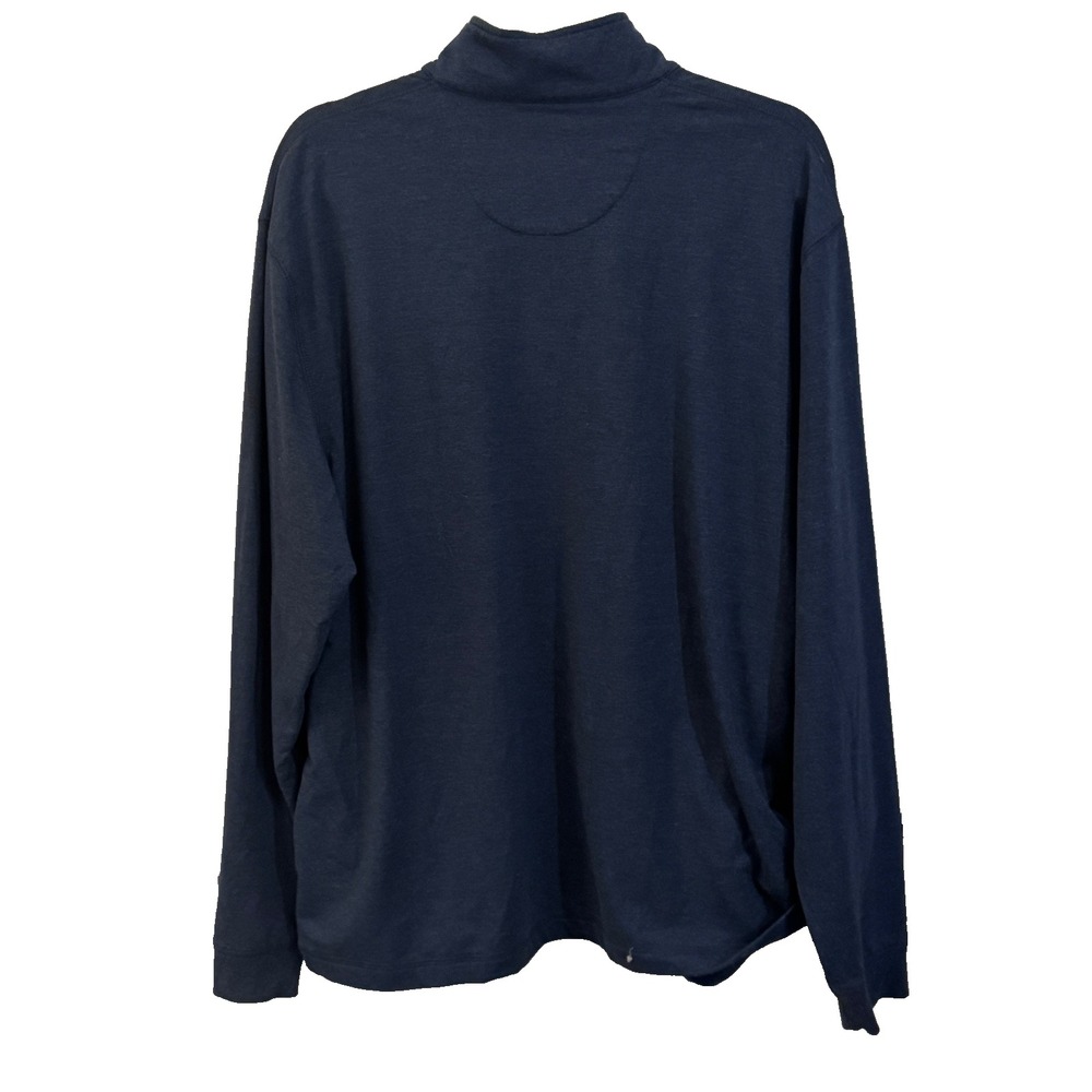 Callaway Pullover 1/4 Zip Long Sleeve Golf Pullover Blue Color Men's Size Large - Picture 3 of 4